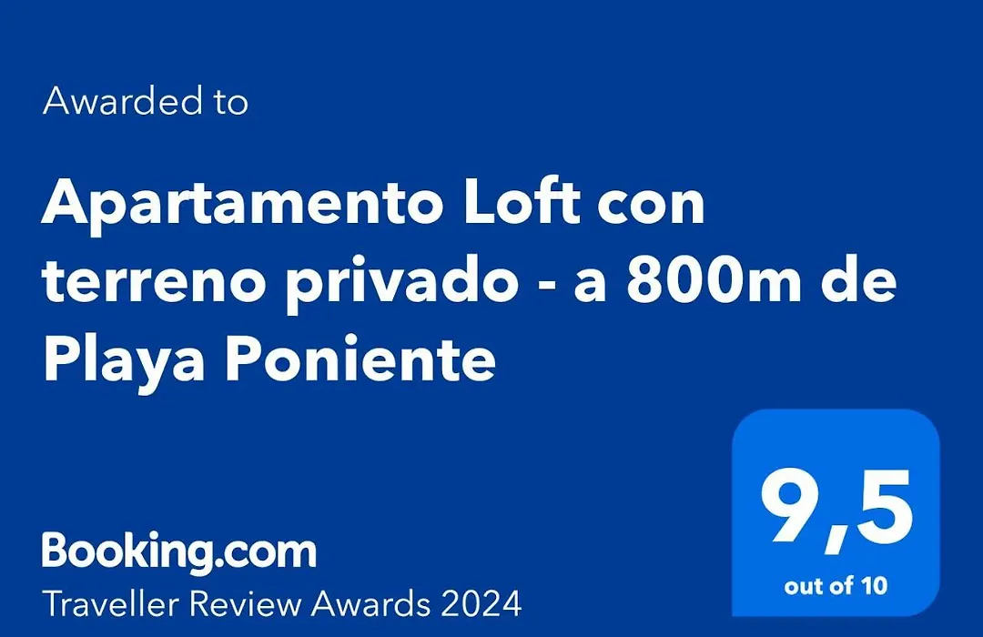 Apartamento Loft con terreno privado y parking compartido - a 800m de Playa Poniente-1